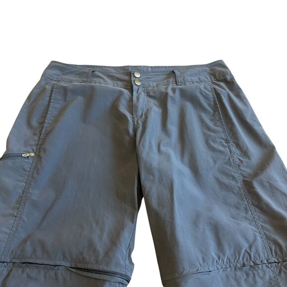 Exofficio Insect Shield Repellant Pants Zip-Off Shorts Grey Outdoor Hiking 10 - Picture 2 of 12